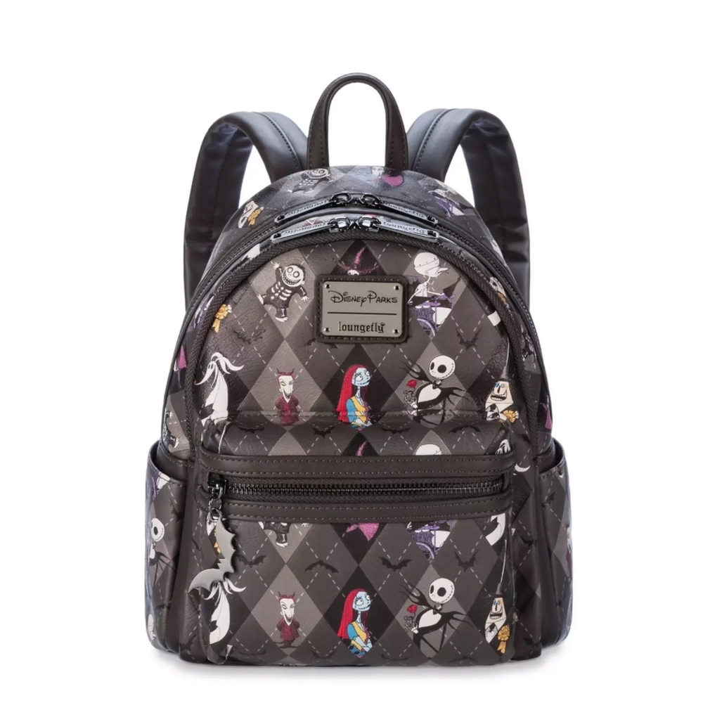 Loungefly Disney Parks Nightmare Before Christmas Backpack And Wallett Set